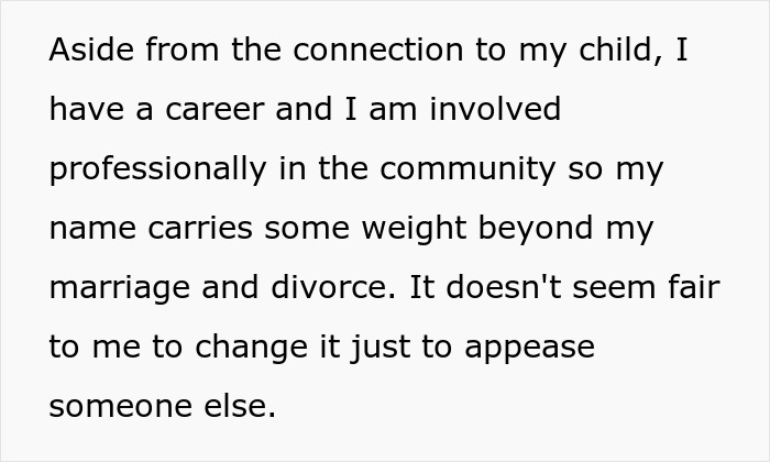 Woman Doesn’t Get What Her Last Name Has To Do With Ex Not Being Able To Get Married Again Woman Doesn’t Get What Her Last Name Has To Do With Ex Not Being Able To Get Married Again