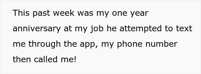 Message on phone screen showing unwanted texts from a creepy guy to a 20-year-old female colleague at work. Message on phone screen showing unwanted texts from a creepy guy to a 20-year-old female colleague at work.