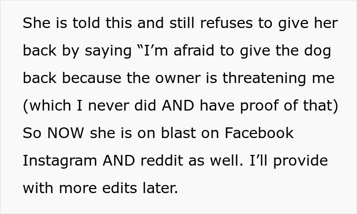 Woman refuses to return stolen husky, owner’s loud and clear revenge warns she messed with the wrong dog. - 18