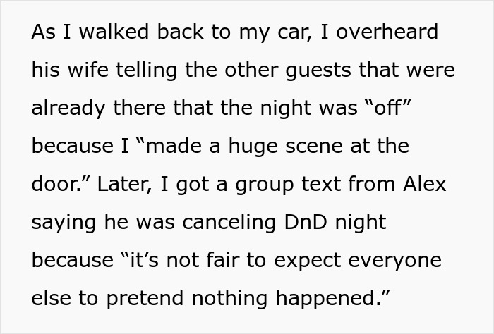 Text excerpt describing conflict after a guy refuses to take shoes off in friend&rsquo;s house due to a medical condition.