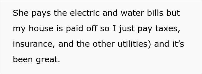 Text excerpt about a caring dad allowing his pregnant daughter to move back home despite his girlfriend laying down an ultimatum.