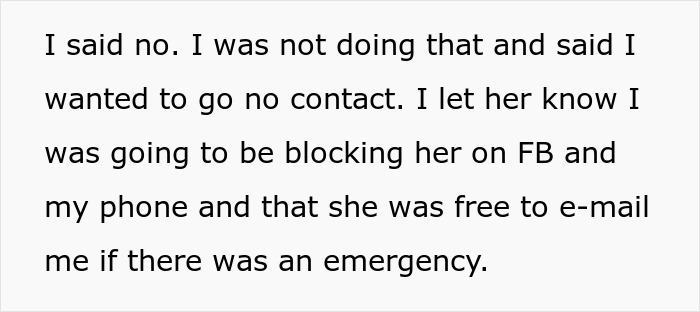 Text excerpt about a woman cutting ties and going no contact due to her sister’s lazy parenting turning kids into walking nightmares. Text excerpt about a woman cutting ties and going no contact due to her sister’s lazy parenting turning kids into walking nightmares.