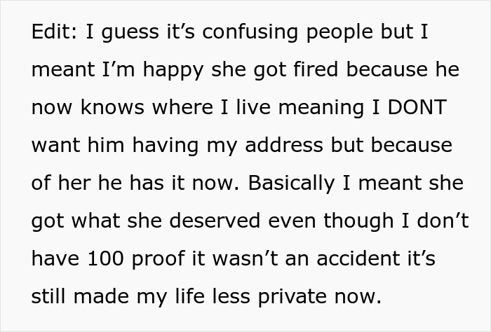 Text post discussing an intern hospitalization after a coworker persistently offering cupcakes despite refusal.