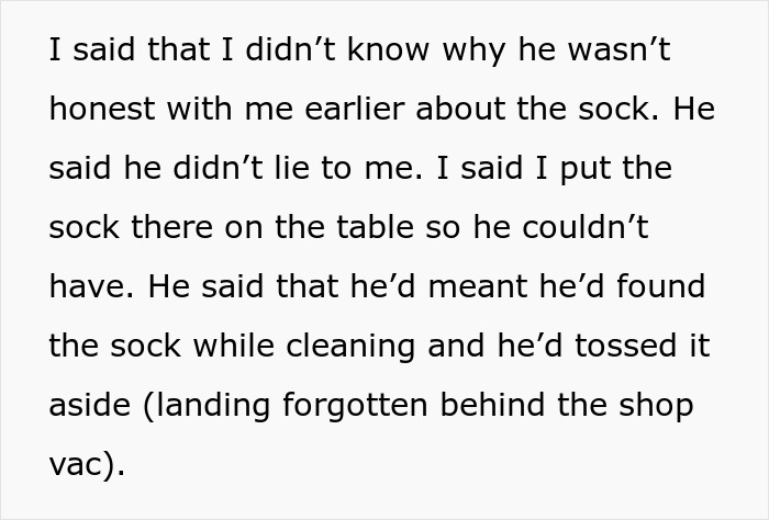 Woman finds mysterious sock at home and discusses her boyfriend&rsquo;s surprising reaction about the sock&rsquo;s origin.