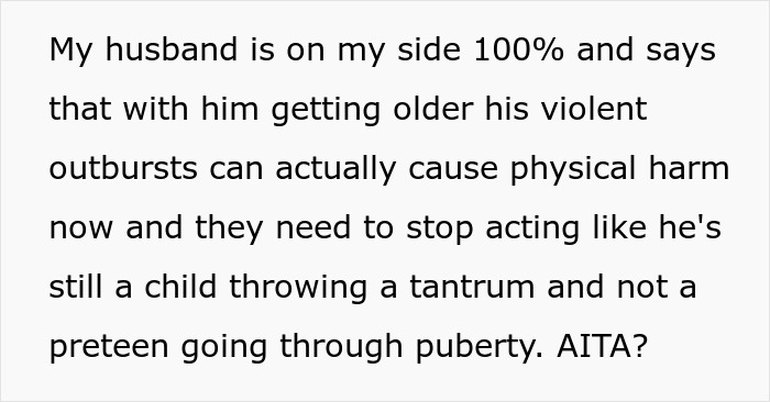 Woman refuses to babysit autistic nephew after he injures her daughter and spits on her in a family conflict.