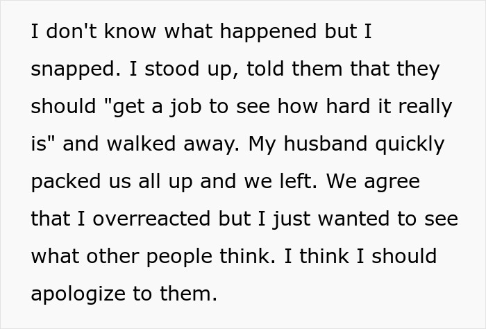 Working mom snaps at in-laws who underestimate challenges of managing work and once-a-week daycare. - 13