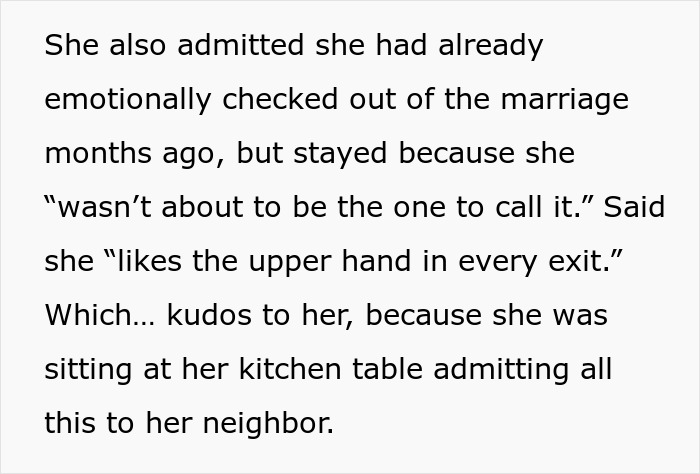 Woman catches husband cheating with her sister during a shocking porch confrontation witnessed by neighbor.