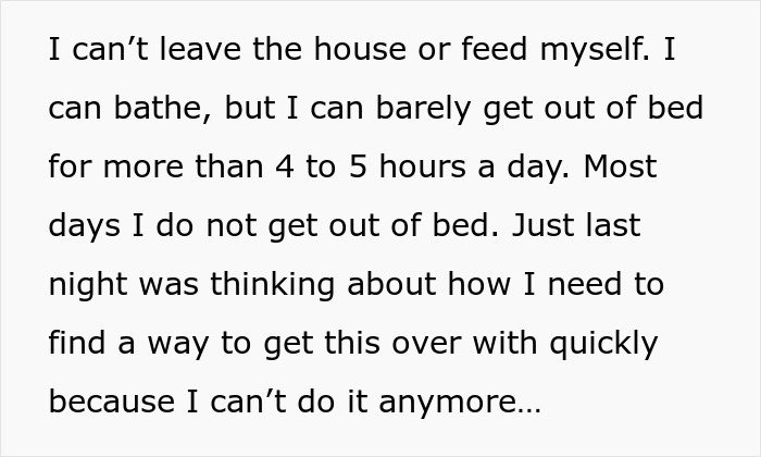 Text description of a person describing their struggle with a genetic condition affecting their daily life during pregnancy. Text description of a person describing their struggle with a genetic condition affecting their daily life during pregnancy.