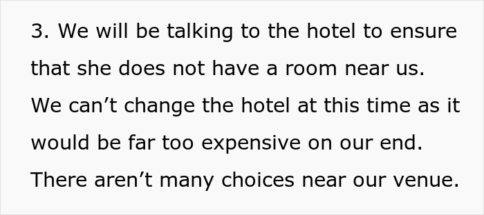 Text about wedding night awkwardness as bride’s mom insists on staying next door to honeymoon suite discussed. Text about wedding night awkwardness as bride’s mom insists on staying next door to honeymoon suite discussed.