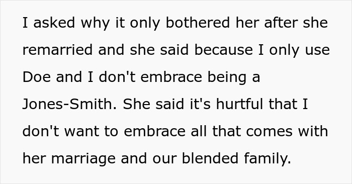 Teen wants to keep late father&rsquo;s last name, causing upset with mother over blended family identity.