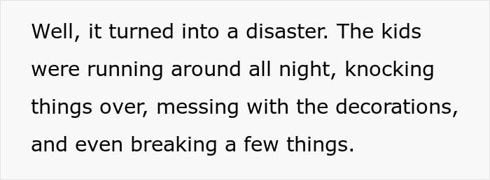 Alt text: Mom refuses to leave kids at home for Halloween party, shows up to empty house after asking to get a babysitter - 3