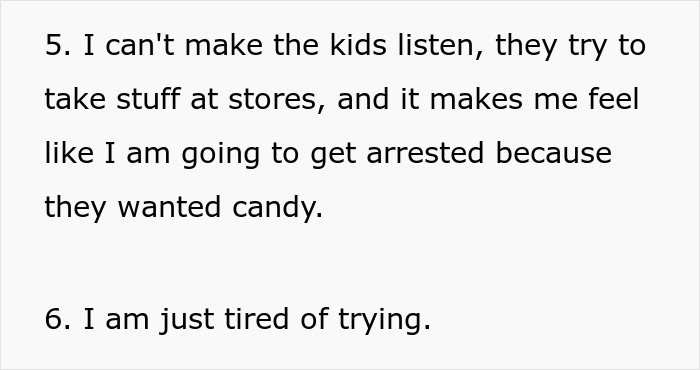 Text excerpt from a woman describing challenges with lazy parenting turning kids into walking nightmares. Text excerpt from a woman describing challenges with lazy parenting turning kids into walking nightmares.