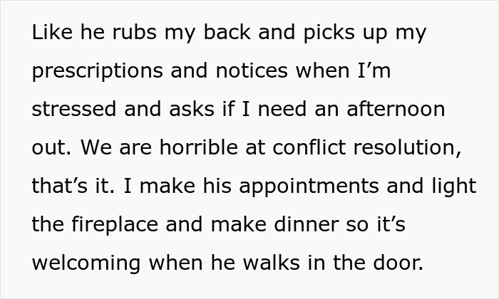 Couple reflecting on 19 years of marriage challenges and therapy after husband’s birthday surprise for wife. - 38