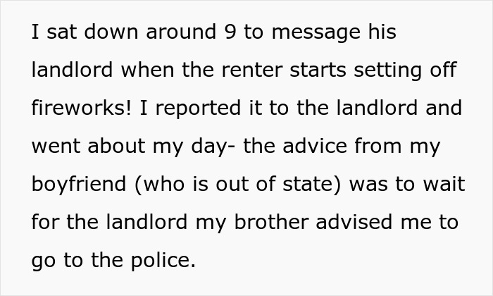 Woman reports nasty neighbor trashing her yard after posting no trespassing sign while landlord remains AWOL.