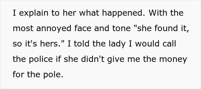 Young girl with a fishing pole in hand, caught stealing it during a break by an annoyed adult woman.