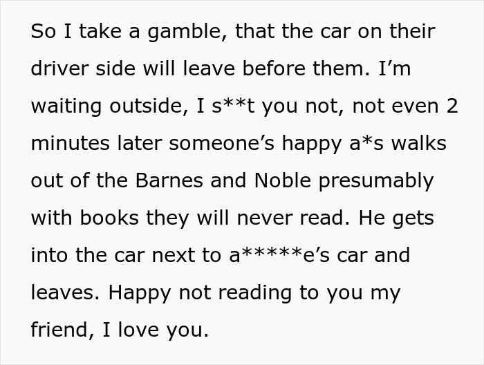 Person Leaves Mall But Finds Their Car Parked In, Gets Ice-Cold Revenge On Jerk Who Did It Person Leaves Mall But Finds Their Car Parked In, Gets Ice-Cold Revenge On Jerk Who Did It