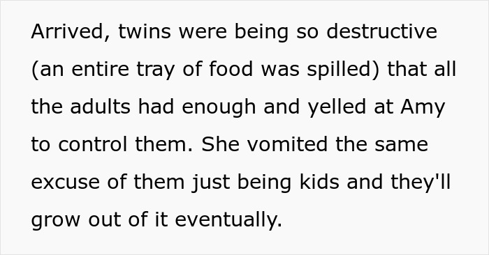 Woman handling destructive twins during babysitting, determined to train cousin’s kids despite challenges and spilled food. Woman handling destructive twins during babysitting, determined to train cousin’s kids despite challenges and spilled food.