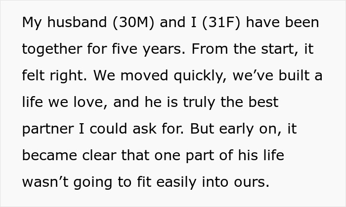Text excerpt from a woman explaining tension with her mother-in-law due to fears of poisoning and concerns about pregnancy changes. Text excerpt from a woman explaining tension with her mother-in-law due to fears of poisoning and concerns about pregnancy changes.