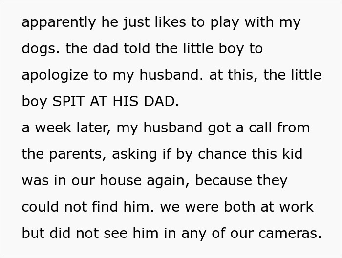 Woman catches neighbor&rsquo;s son inside home, surprised by parents&rsquo; casual reaction to the situation.