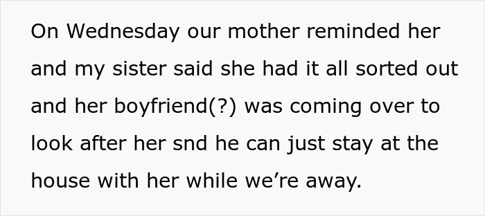 Man stuck taking 2-year-old niece to doctor appointment after sister fails to arrange babysitter.