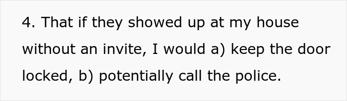 Text on a plain background listing steps someone would take if uninvited guests showed up at their house, reflecting on lazy parenting consequences. Text on a plain background listing steps someone would take if uninvited guests showed up at their house, reflecting on lazy parenting consequences.