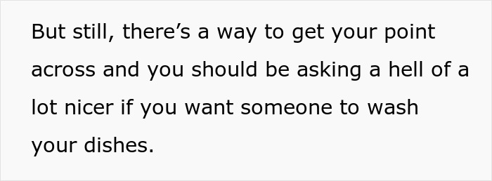 Text about boyfriend treating kind roomie like the help, ordering chores disrespectfully, causing girlfriend alarm.