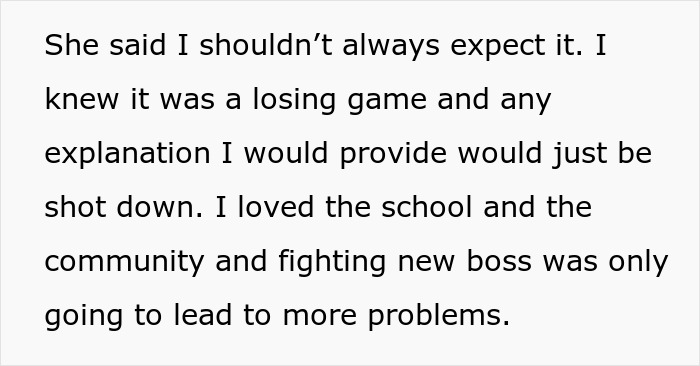 Text excerpt discussing the struggle and challenges faced by woman dealing with colleague who stole her job. Text excerpt discussing the struggle and challenges faced by woman dealing with colleague who stole her job.