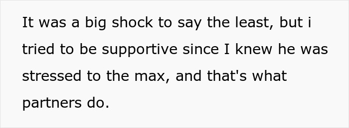Text excerpt showing a woman feeling financially trapped as her jobless fianc&eacute; relies on her support to build a business.