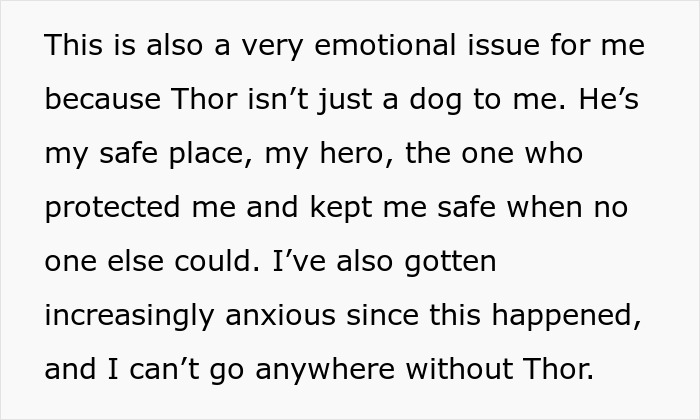 Emotional text describing a dog named Thor who protects and keeps the owner safe after a home invasion. Emotional text describing a dog named Thor who protects and keeps the owner safe after a home invasion.