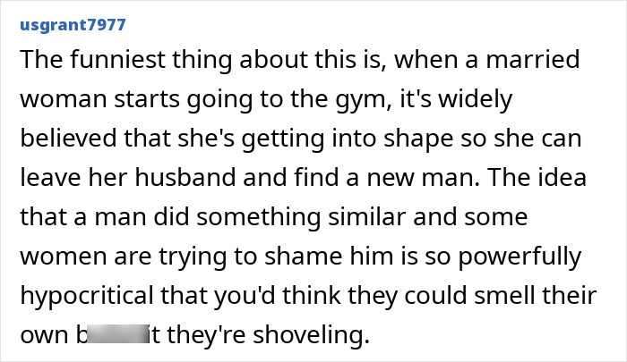 Comment discussing hypocrisy after columnist called Sacha Baron Cohen’s Marvel body repellent to women. - 25