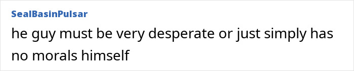 Screenshot of an online comment discussing an individual amid adult star Bonnie Blue's new romance and divorce news.