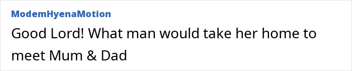 Comment text on a white background discussing Bonnie Blue and teasing new romance amid divorce and shocking stunts.