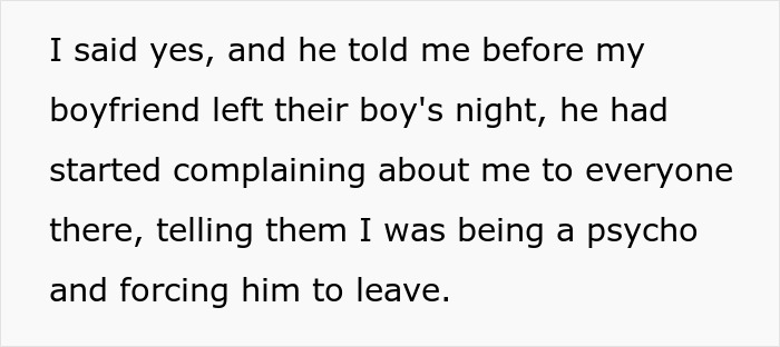 Text excerpt showing a woman revealing her boyfriend&rsquo;s true character during a difficult time after her mother&rsquo;s death.