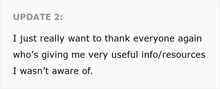 Text update showing a woman expressing gratitude for helpful info and resources about cancer related to HPV.