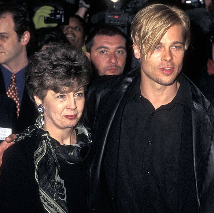 Brad Pitt with his mother at a public event, highlighting Brad Pitt's final public message to his mom sparking support. Brad Pitt with his mother at a public event, highlighting Brad Pitt's final public message to his mom sparking support.