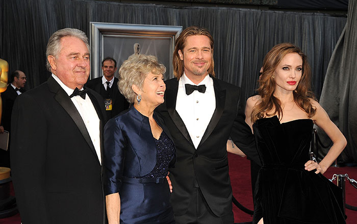 Brad Pitt with family at a formal event, highlighting Brad Pitt's final public message to his mom sparking mass support. Brad Pitt with family at a formal event, highlighting Brad Pitt's final public message to his mom sparking mass support.