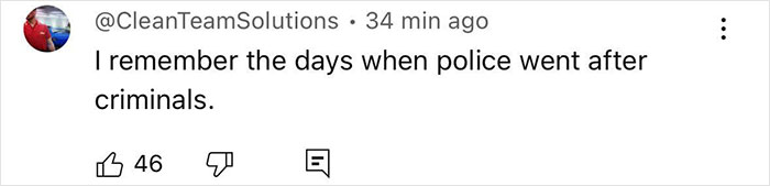 Comment on social media criticizing police tactics where cops wear running clothes to elicit catcalls and arrest men who hit on them.