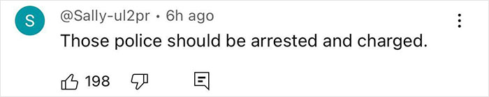 Screenshot of a social media comment criticizing police, related to single mom beaten by Cincinnati mob case. Screenshot of a social media comment criticizing police, related to single mom beaten by Cincinnati mob case.