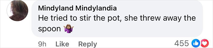 Screenshot of a social media comment discussing a cooking show dispute involving Pamela Anderson and Meghan Markle. - 17