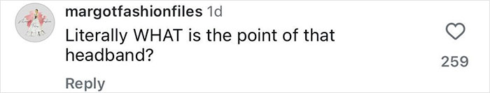 Comment questioning the style of Sydney Sweeney&rsquo;s red carpet look, relating to genes with bad taste.