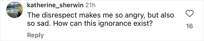 Comment expressing anger and sadness over disrespect and ignorance related to man lighting cigarette on Tomb of Unknown Soldier.