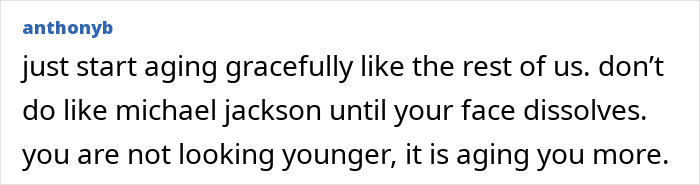 Text conversation highlighting concern over Cher's melting appearance linked to plastic surgery indulgence.