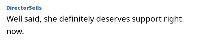 Comment from DirectorSells supporting Sydney Sweeney amid viral backlash and Matt Rife's defense of the actress.