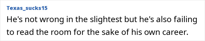 Text post from user Texas_sucks15 discussing a canceled comedian Matt Rife backing Sydney Sweeney after viral ad backlash.