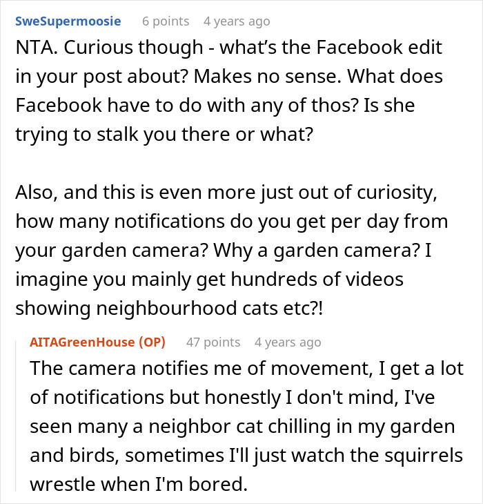 Online discussion about a thief claiming to know the owner after being caught stealing vegetables from the owner.