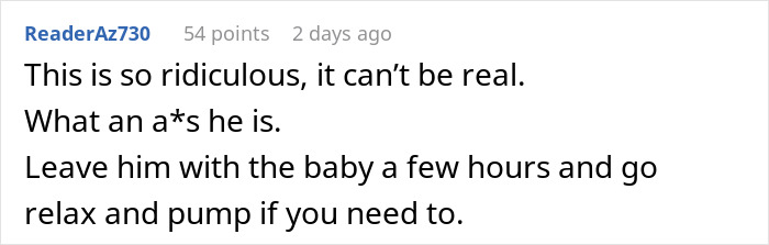 Comment on a screen showing text about exhausted mom and dad’s getaway, discussing parenting struggles and support. Comment on a screen showing text about exhausted mom and dad’s getaway, discussing parenting struggles and support.