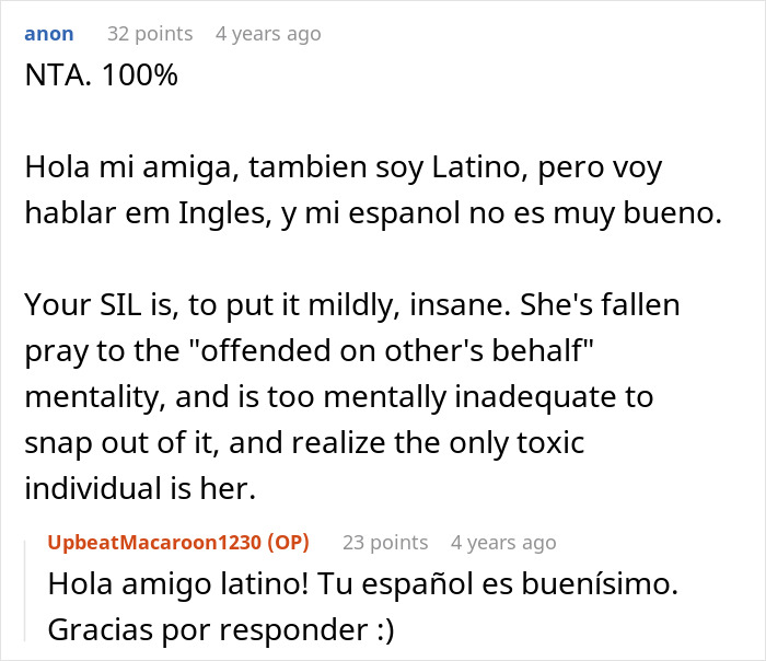 Screenshot of a Reddit discussion about a woman shocked by the cruel nicknames her brother’s wife uses. Screenshot of a Reddit discussion about a woman shocked by the cruel nicknames her brother’s wife uses.
