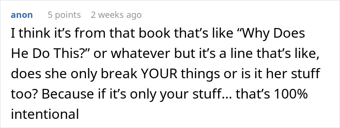 Text conversation showing frustration with clumsy girlfriend who keeps destroying his stuff and reaching breaking point.