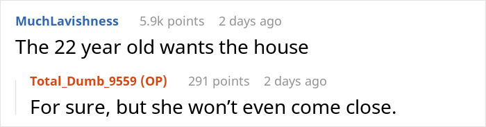 Screenshot of an online conversation about a woman&rsquo;s life turned upside down when her husband confesses love for his colleague.