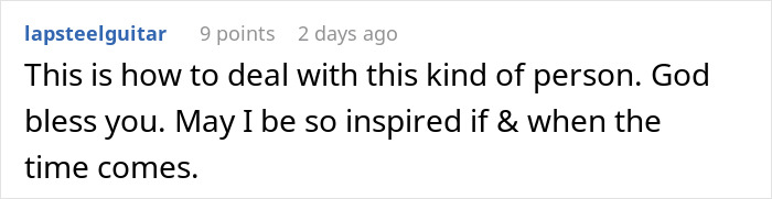 Comment praising how to handle a difficult MIL situation, inspired by two amazing drag queens putting her in her place.